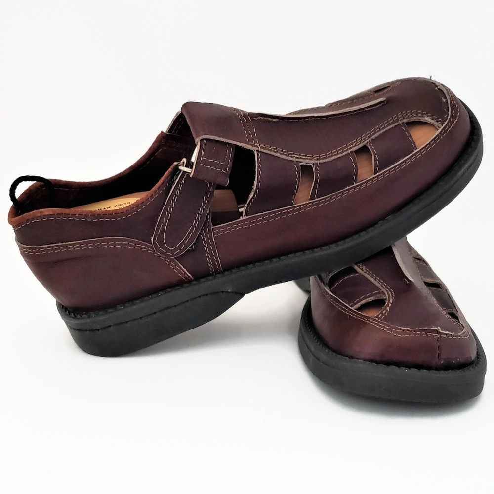 Handmade Huarache Sandals Mexico Mens Size 9 - Picture 3 of 6